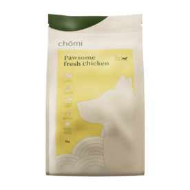 Chōmi Pets Trockenfutter Huhn 3 kg &ndash; Nat&uuml;rliche Hundekroketten mit frischem Huhn f&uuml;r ein gesundes Fell &amp; starke Hundeern&auml;hrung